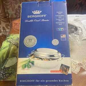 BergHOFF Double Oval Brater - Silver